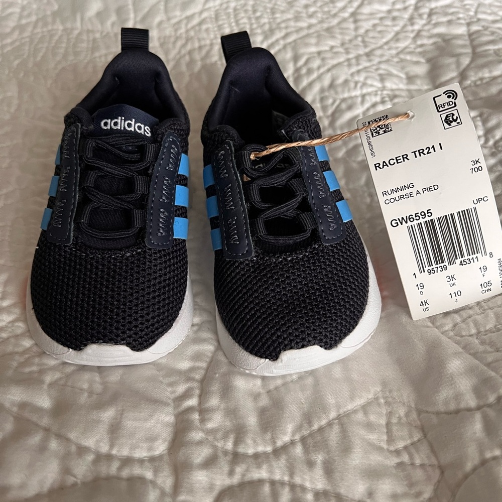 Adidas Racer TR21 Sneakers Navy Blue Baby / Toddler Size 4